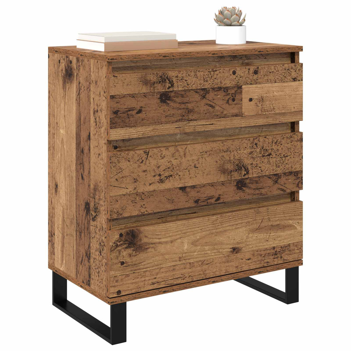 Sideboard Gammelt træ 60 x 35 x 70 cm Konstrueret træ