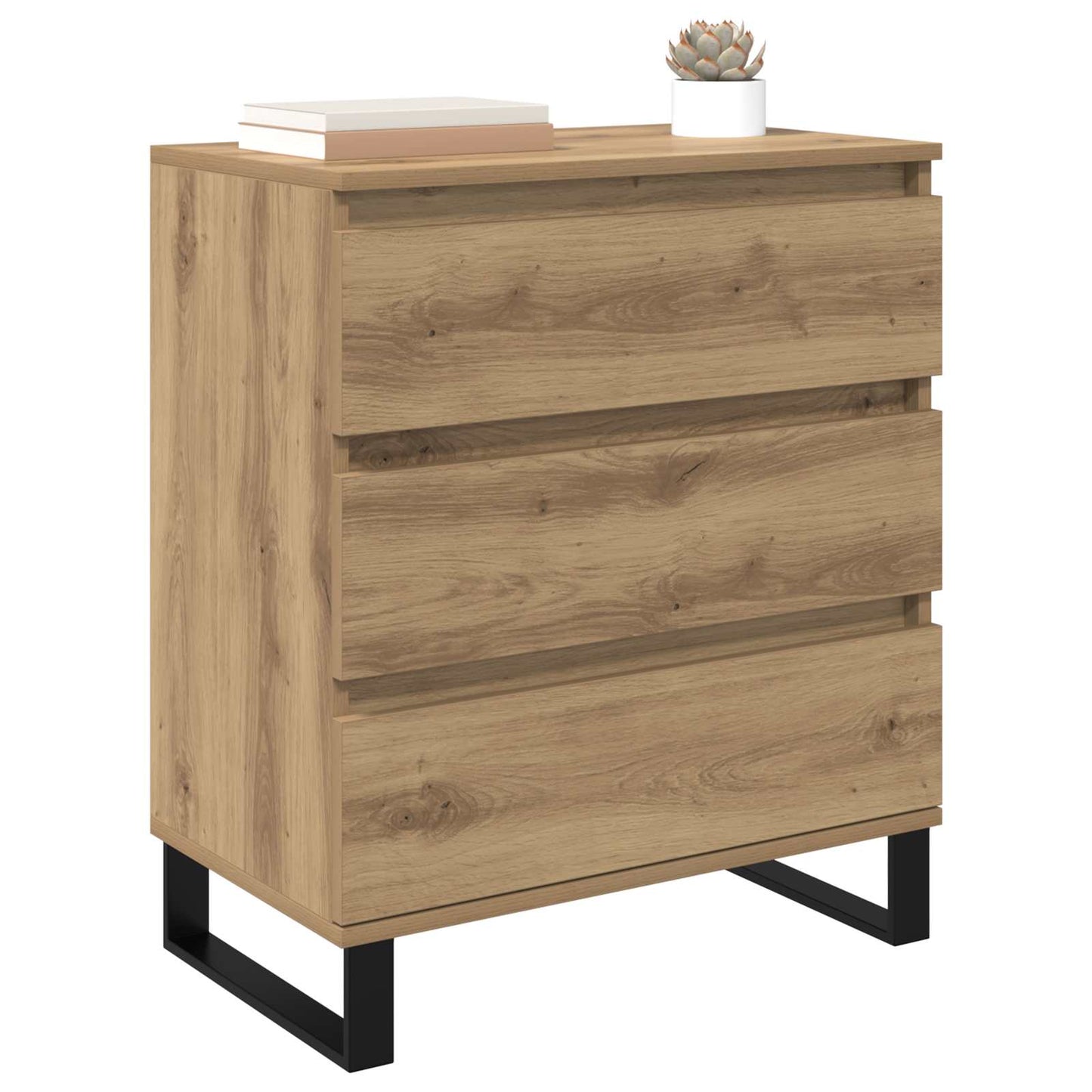 Sideboard Artisan Egetræ 60 x 35 x 70 cm Konstrueret træ