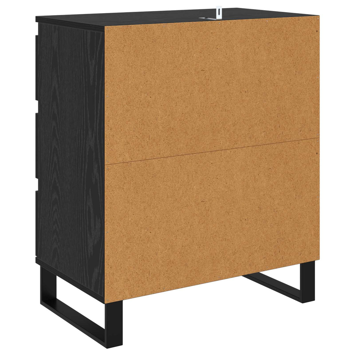 Sideboard Sort eg 60 x 35 x 70 cm Konstrueret træ