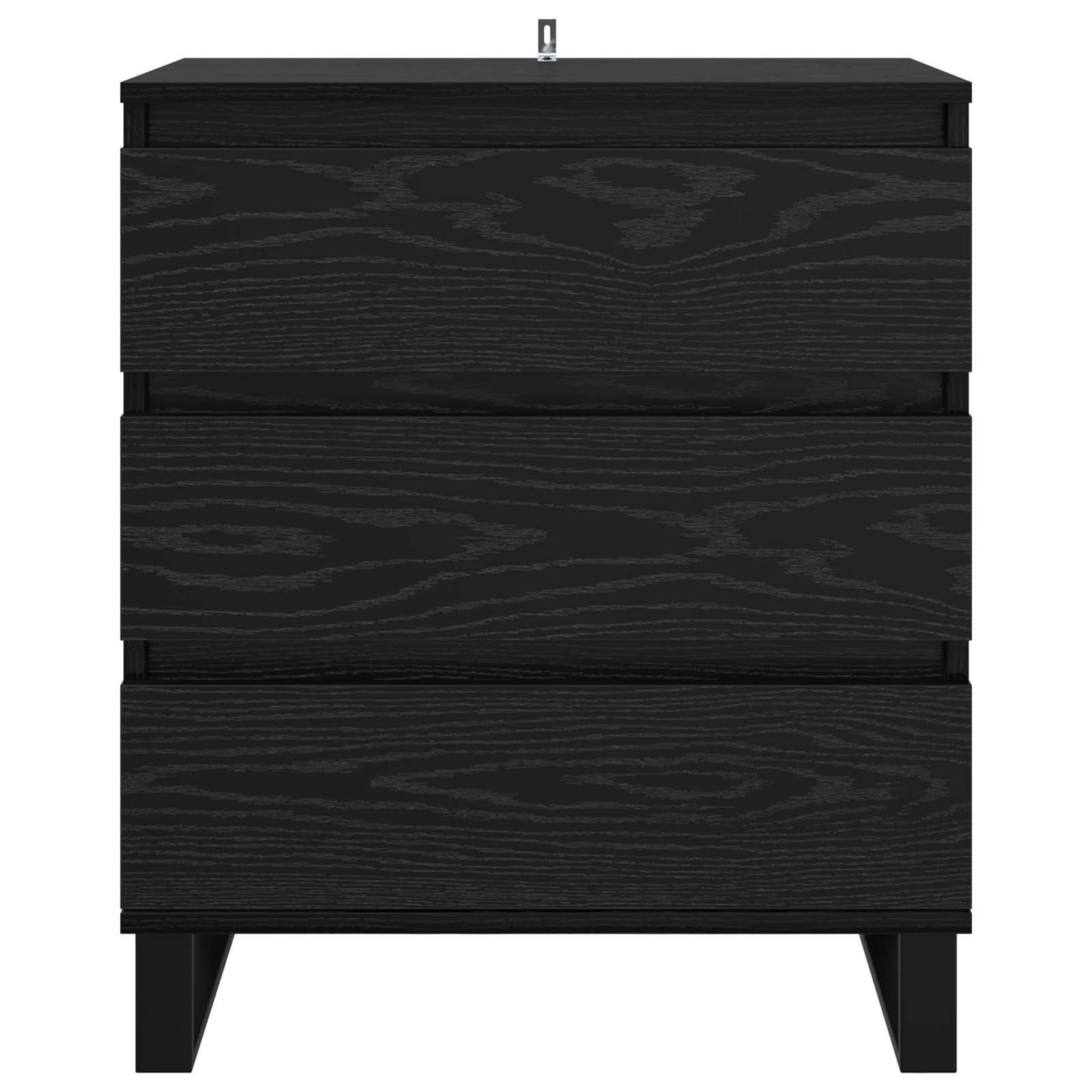 Sideboard Sort eg 60 x 35 x 70 cm Konstrueret træ