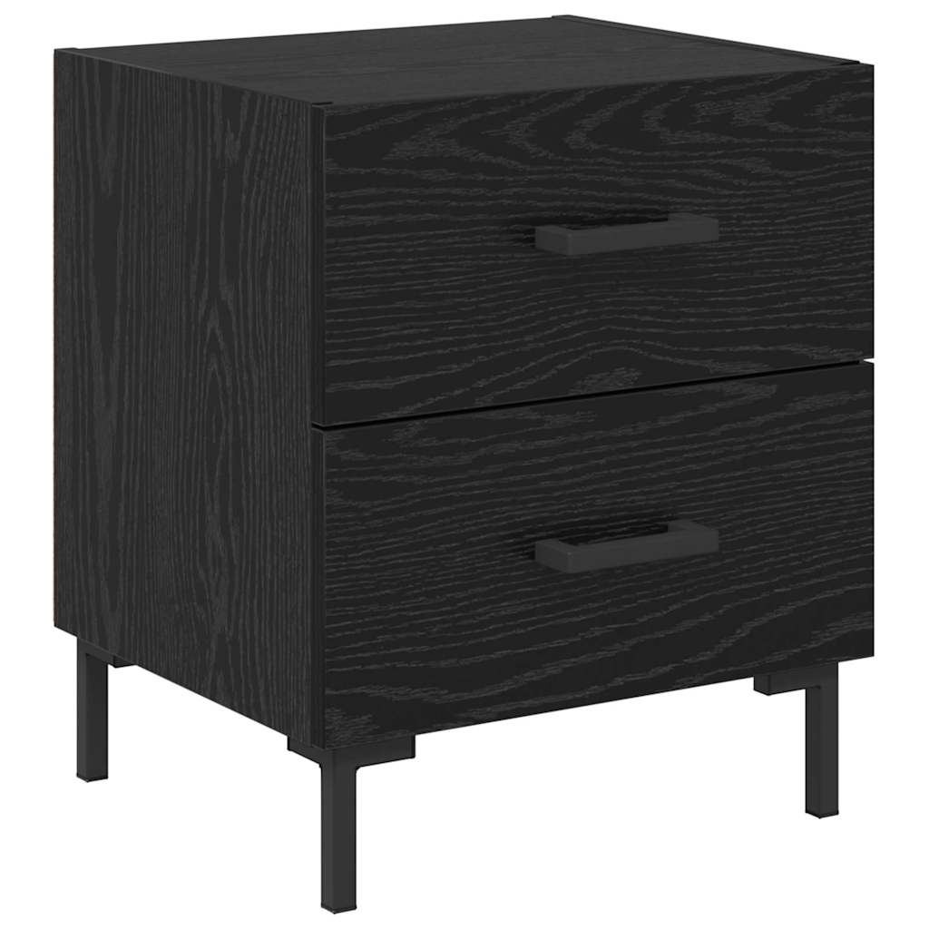 Natskab Sort eg 40 x 35 x 47,5 cm Konstrueret træ