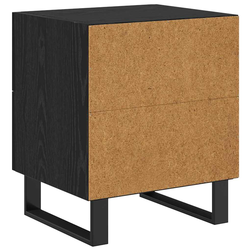 Natskab Sort eg 40 x 35 x 47,5 cm Konstrueret træ