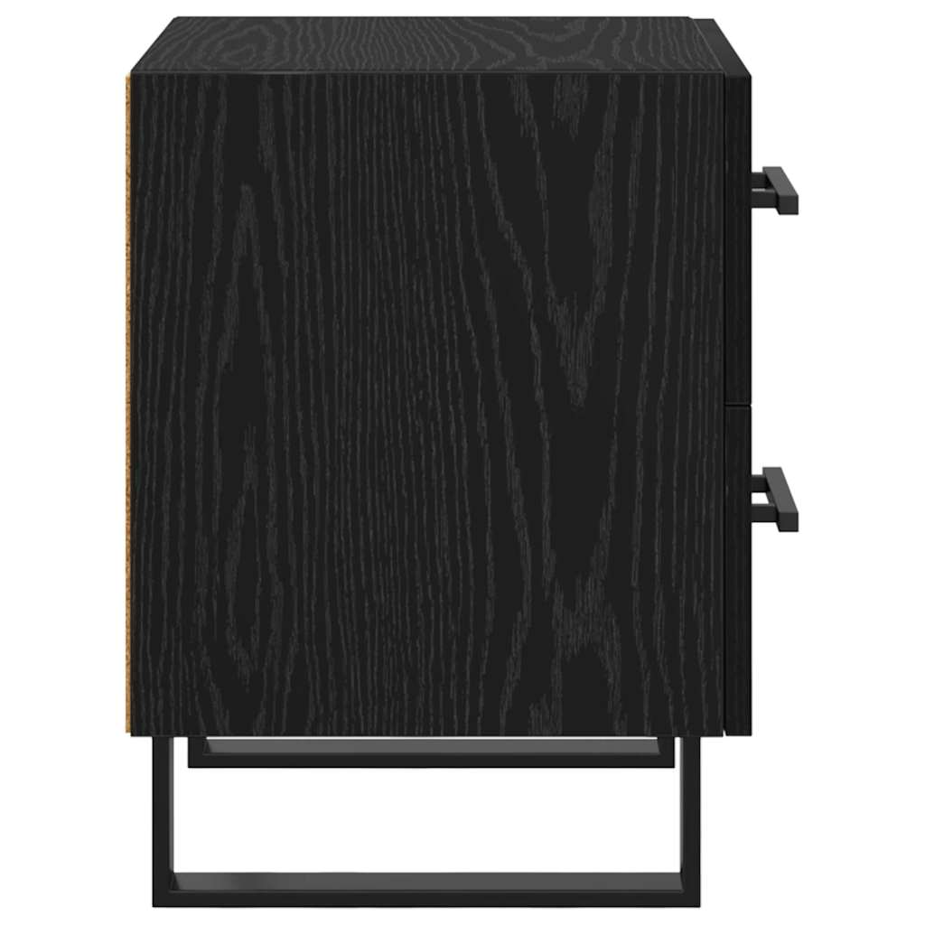 Natskab Sort eg 40 x 35 x 47,5 cm Konstrueret træ