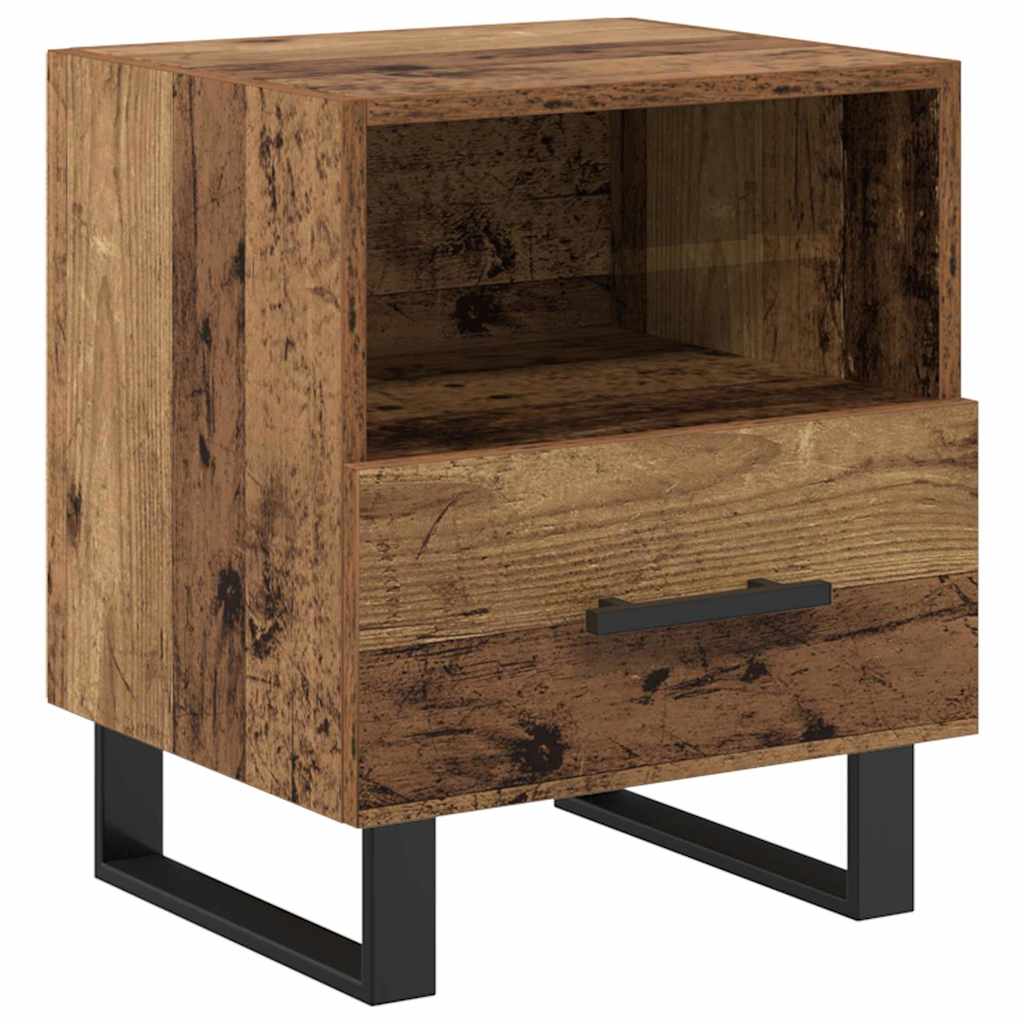Natskab Gammelt træ 40 x 35 x 47,5 cm Konstrueret træ