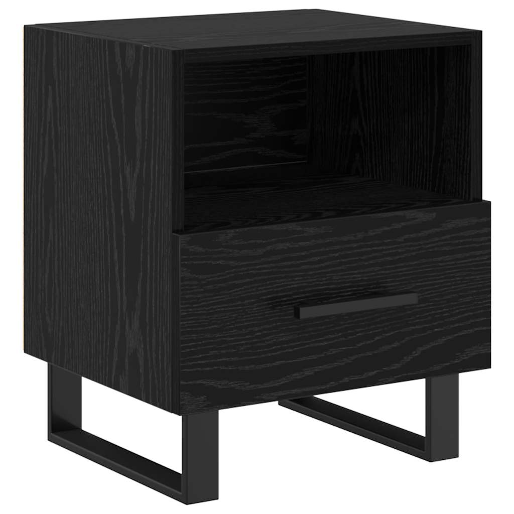 Natskab Sort eg 40 x 35 x 47,5 cm Konstrueret træ