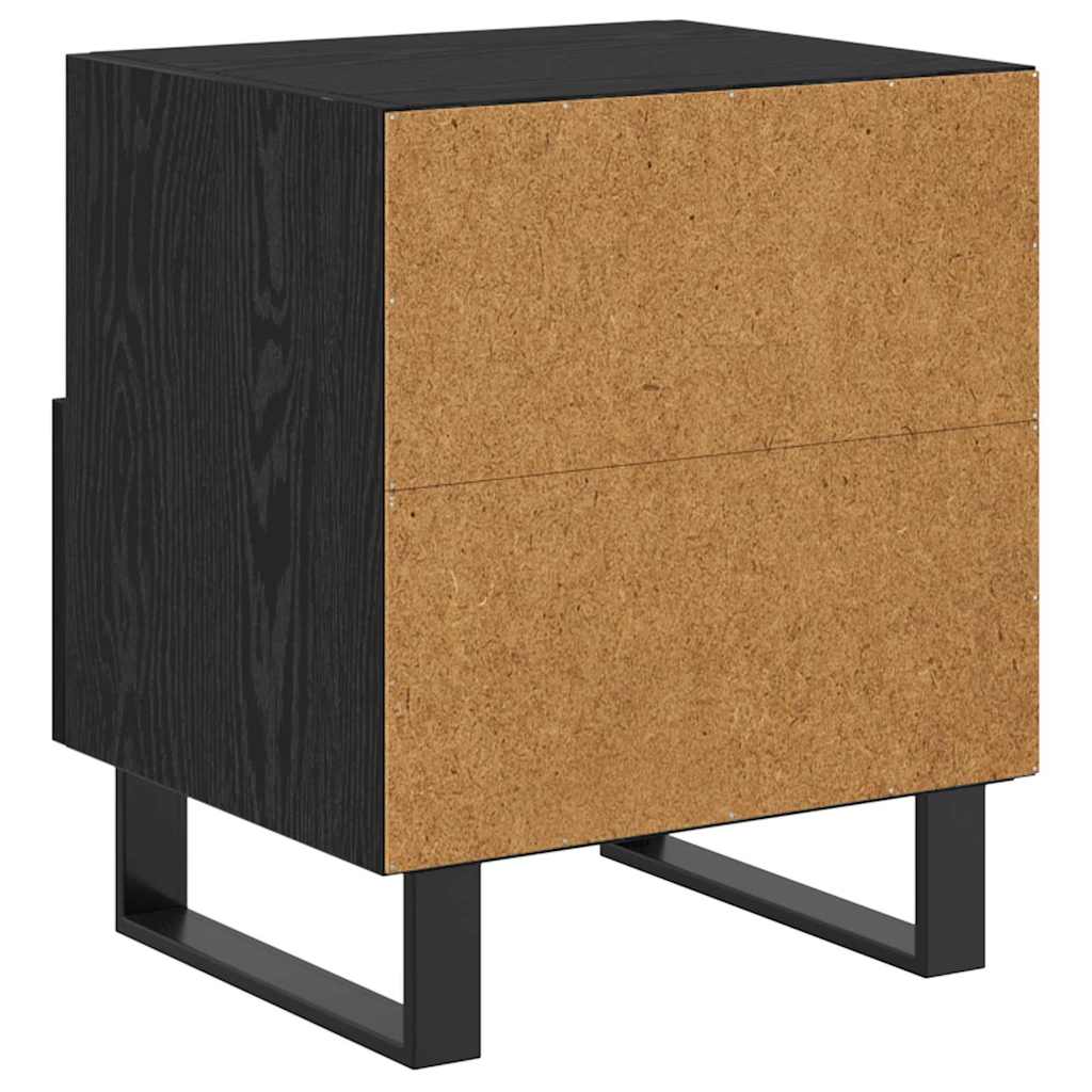 Natskab Sort eg 40 x 35 x 47,5 cm Konstrueret træ