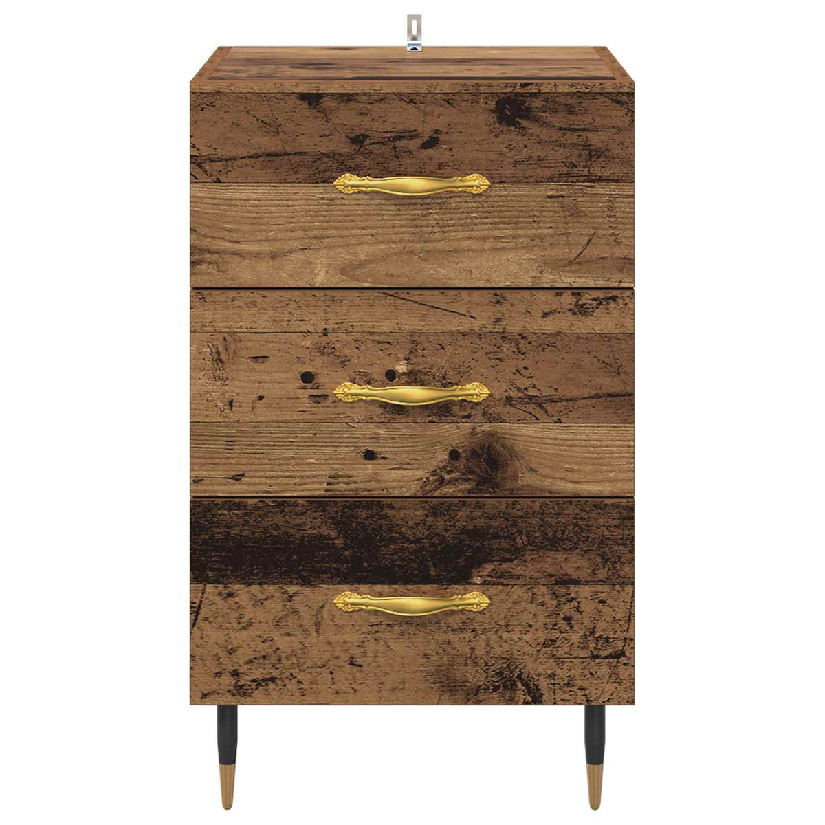 Natskab Gammelt træ 40 x 40 x 66 cm Konstrueret træ