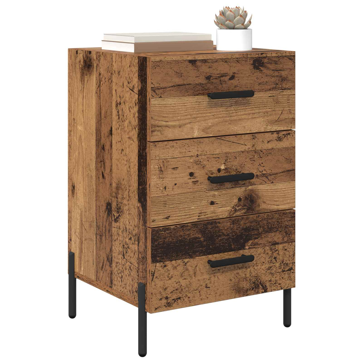 Natskab Gammelt træ 40 x 40 x 66 cm Konstrueret træ