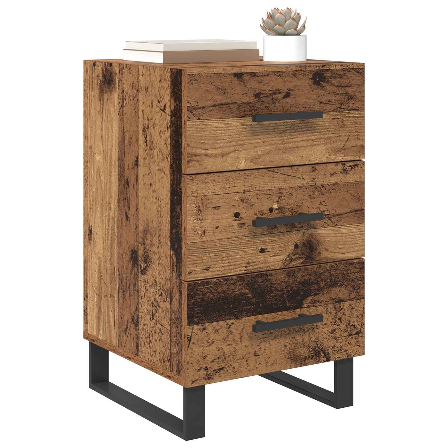 Natskab Gammelt træ 40 x 40 x 66 cm Konstrueret træ