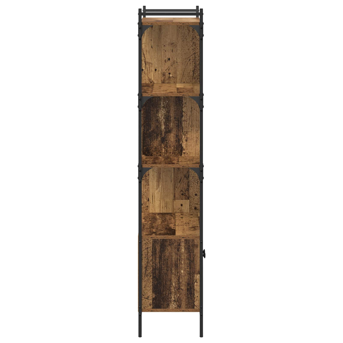 Bogreol 6 niveauer 76,5 x 30 x 154,5 cm Konstrueret træ