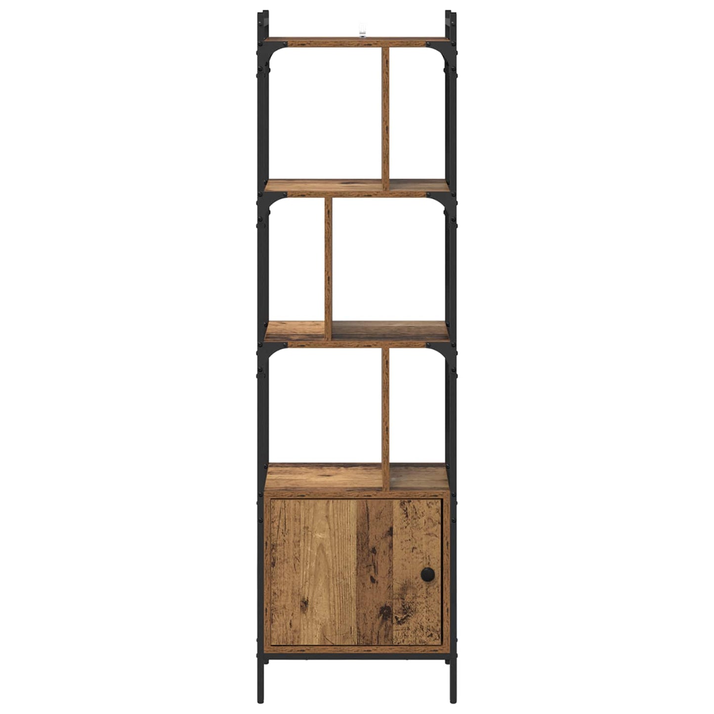 Bogreol 6 niveauer 44,5 x 30 x 154,5 cm Konstrueret træ