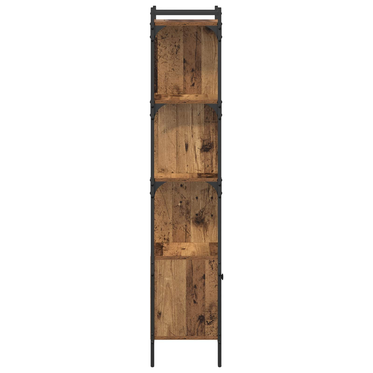 Bogreol 6 niveauer 44,5 x 30 x 154,5 cm Konstrueret træ