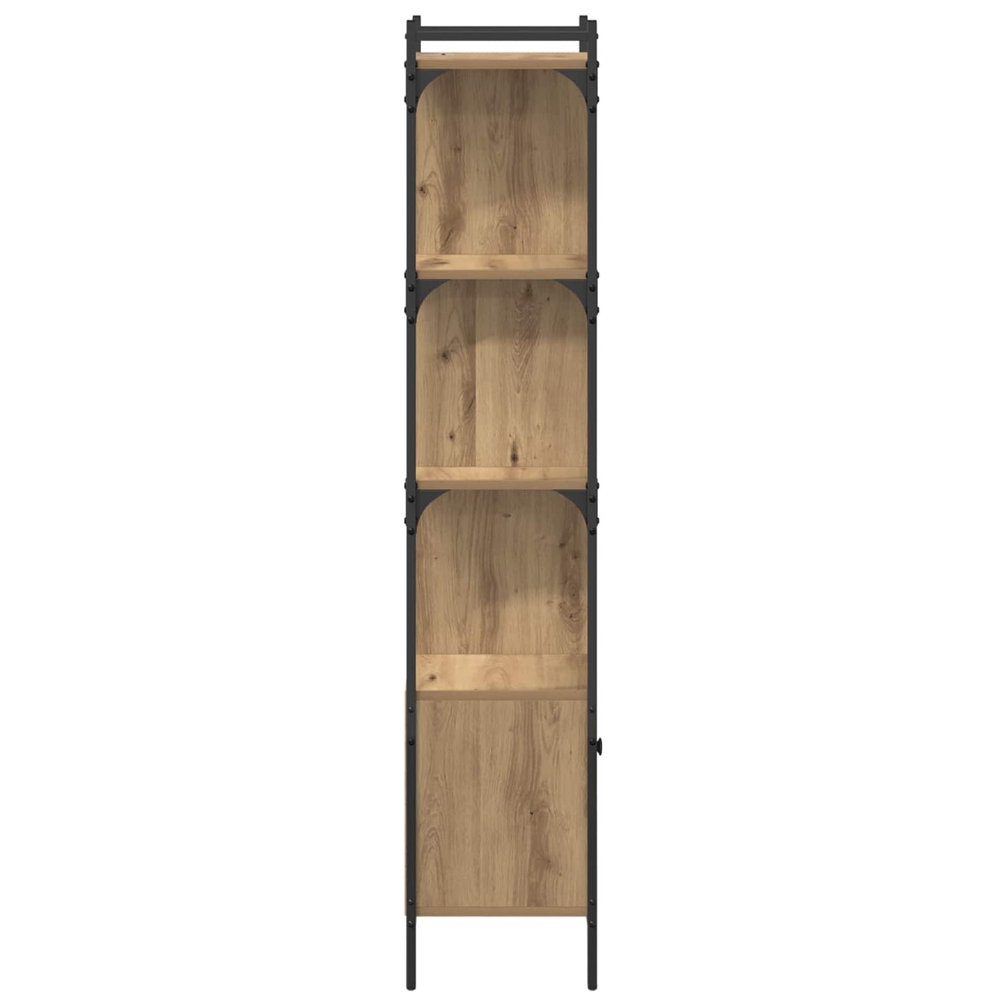 Bogreol 6 niveauer 44,5 x 30 x 154,5 cm Konstrueret træ