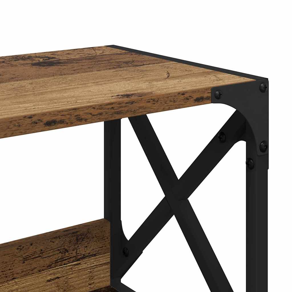 Printerstand Gammelt træ 44 x 26 x 31.5 cm Konstrueret træ