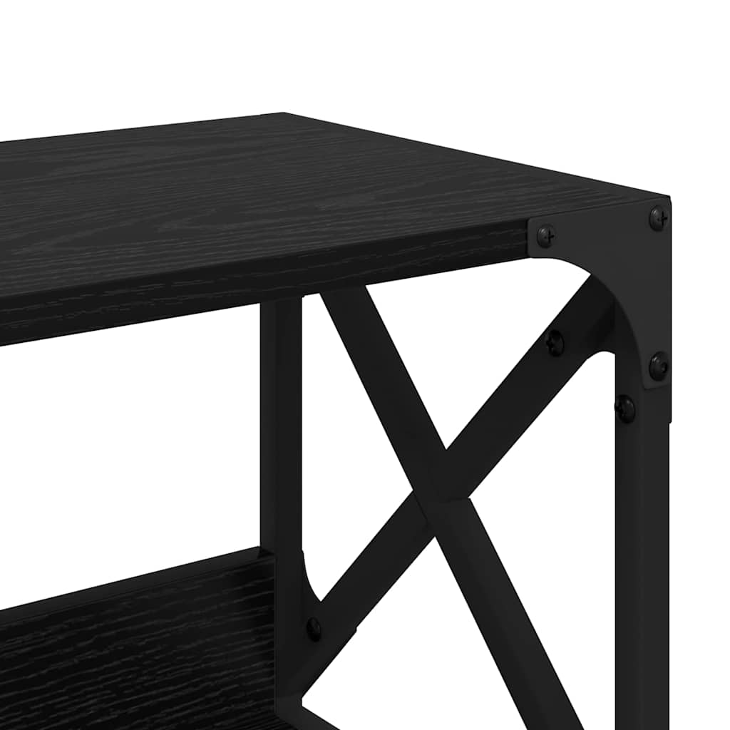 Printerstand Sort eg 44 x 26 x 31.5 cm Konstrueret træ