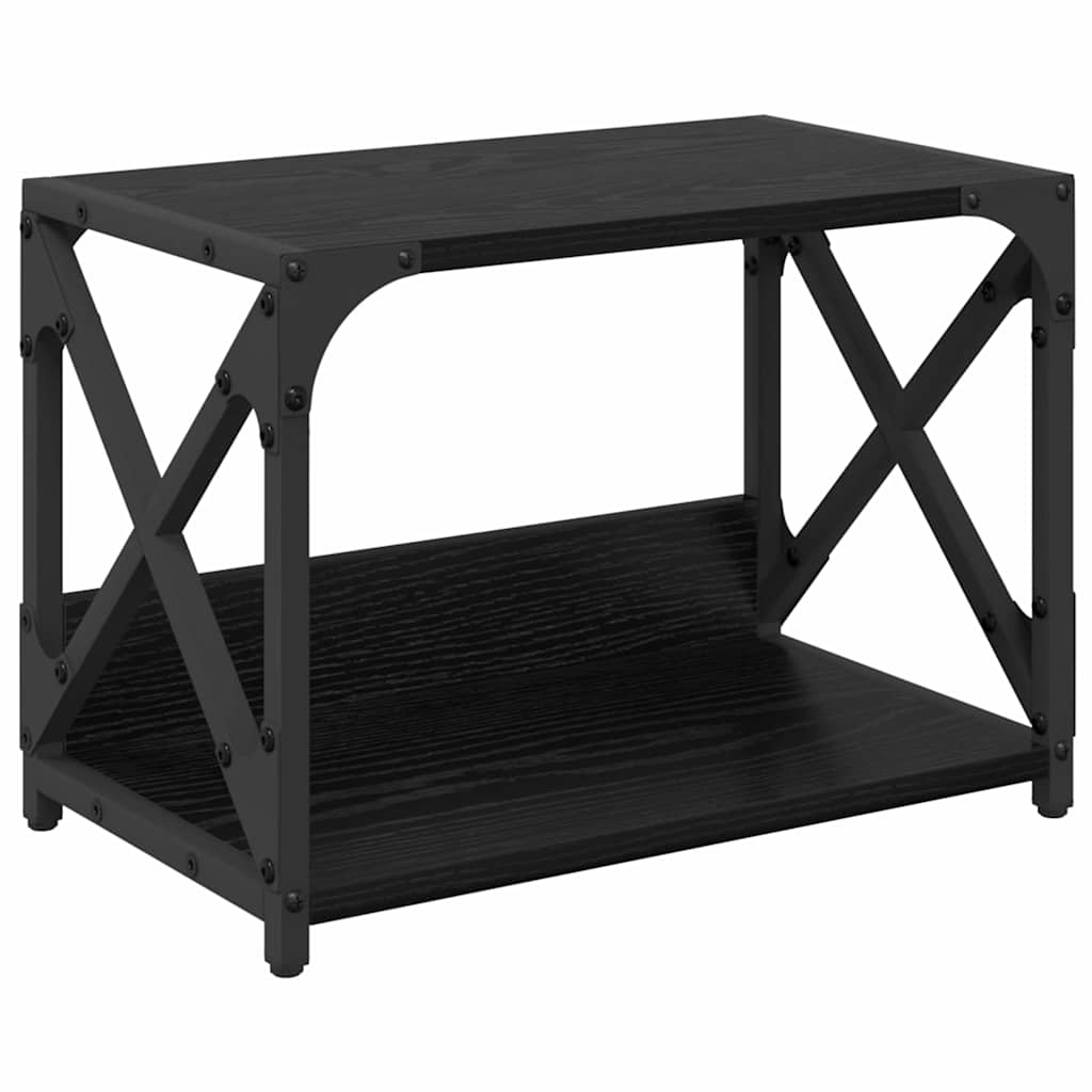 Printerstand Sort eg 44 x 26 x 31.5 cm Konstrueret træ