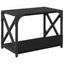 Printerstand Sort eg 44 x 26 x 31.5 cm Konstrueret træ