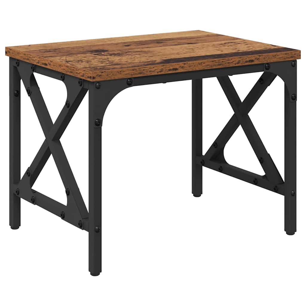 Printerstand Gammelt træ 40 x 30 x 31 cm Konstrueret træ