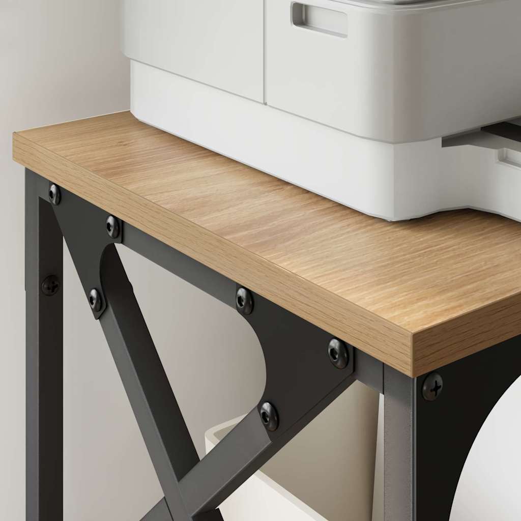 Printerstand Artisan-eg 40 x 30 x 31 cm Konstrueret træ