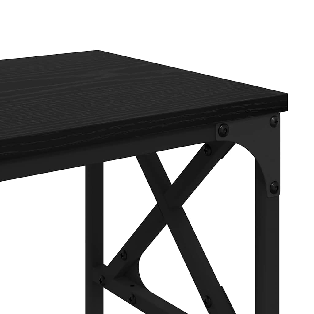 Printerstand Sort eg 40 x 30 x 31 cm Konstrueret træ