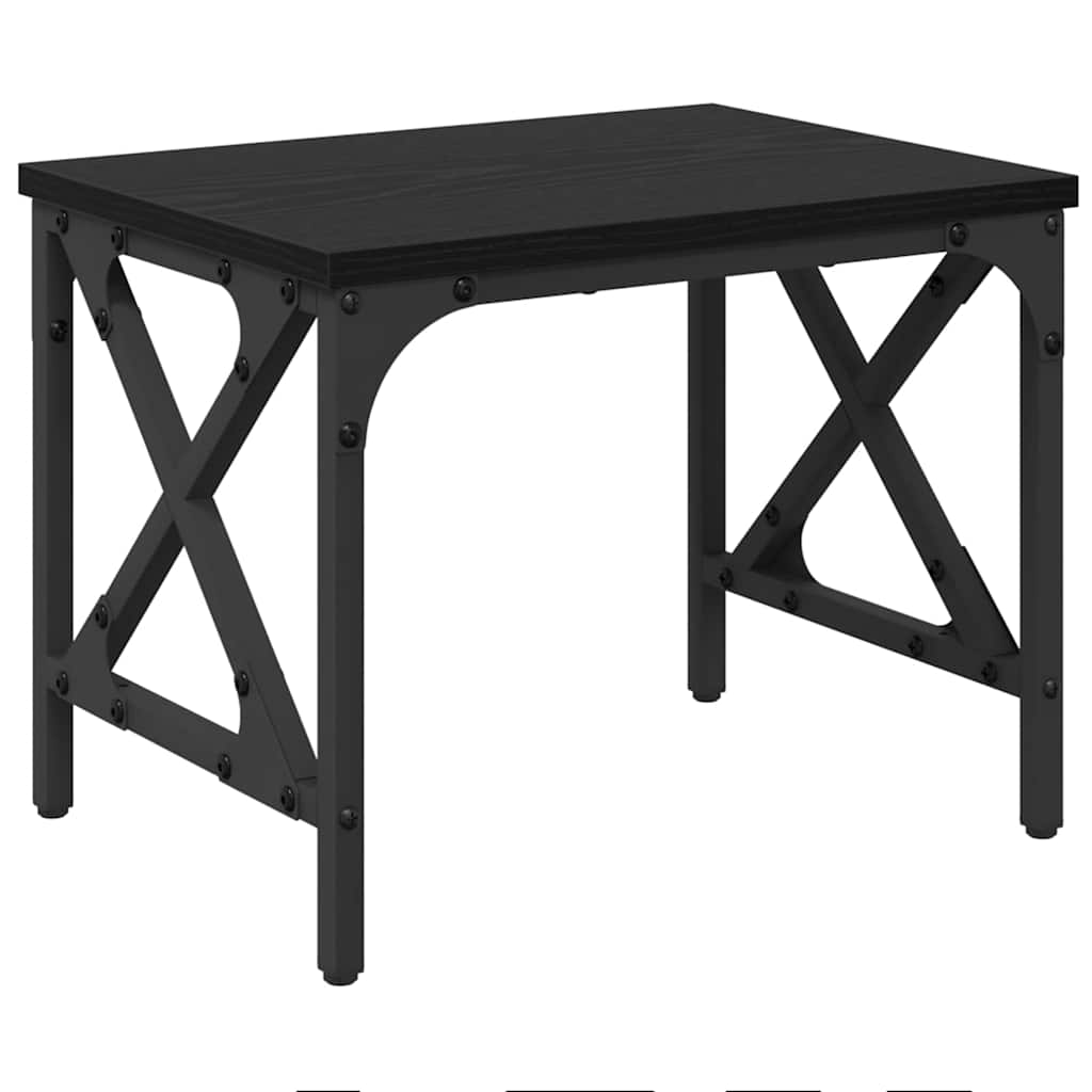 Printerstand Sort eg 40 x 30 x 31 cm Konstrueret træ