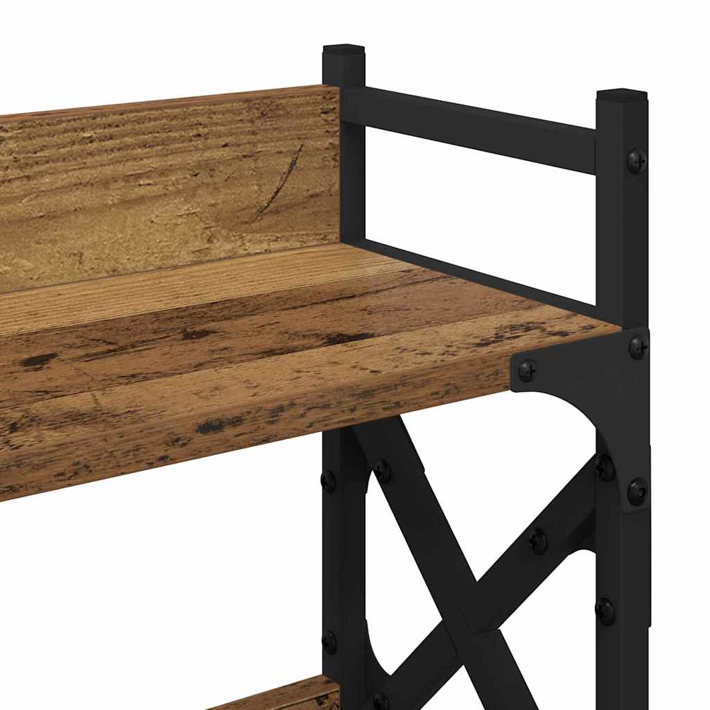 Printerstand Gammelt træ 40 x 20 x 40 cm Konstrueret træ