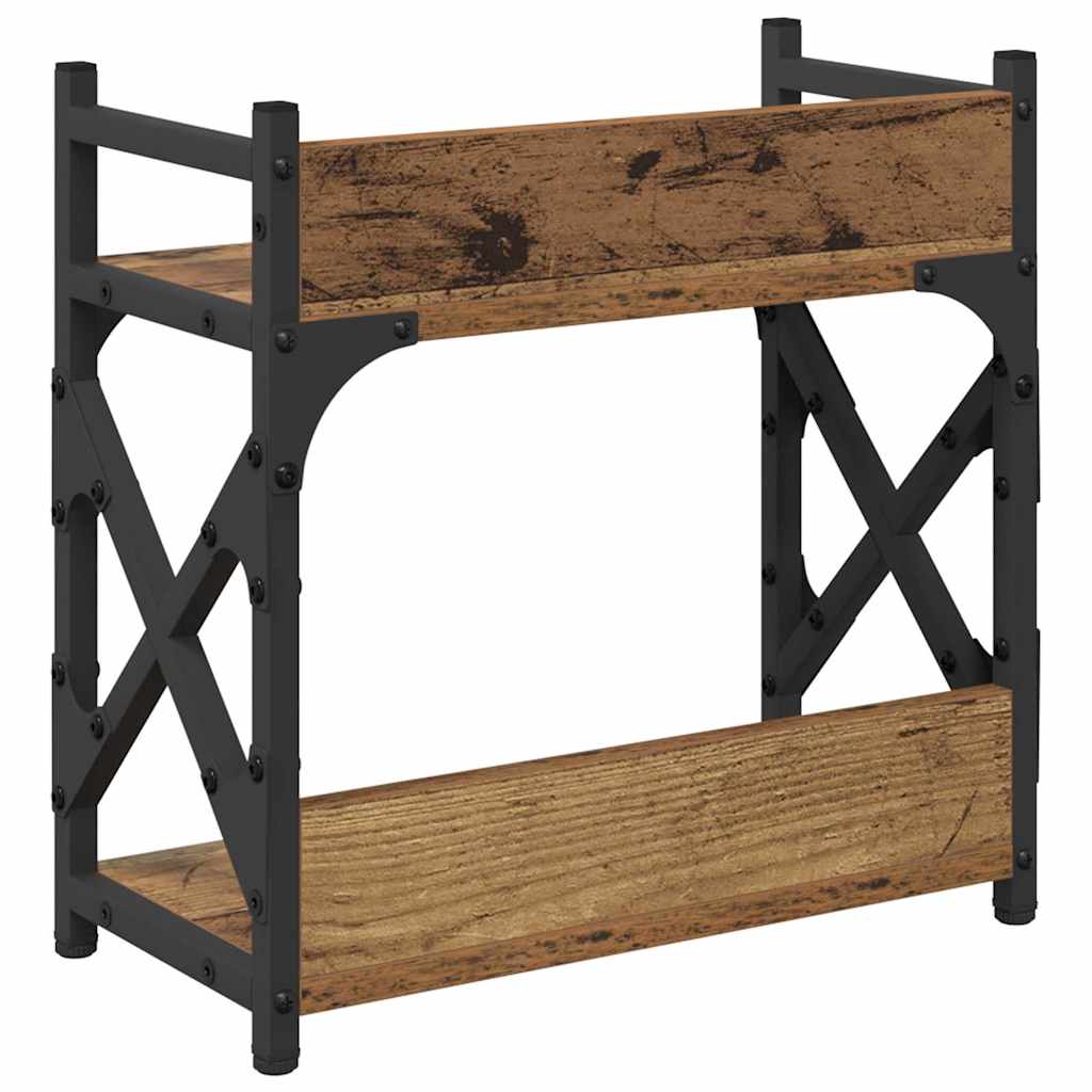 Printerstand Gammelt træ 40 x 20 x 40 cm Konstrueret træ