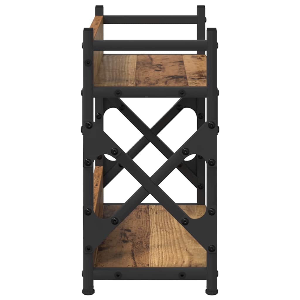 Printerstand Gammelt træ 40 x 20 x 40 cm Konstrueret træ