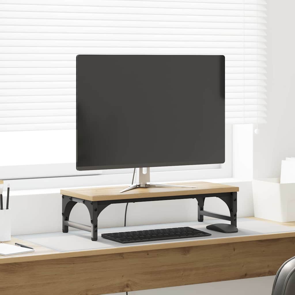 Monitor Stativ Artisan-eg 55 x 23 x 14 cm Konstrueret træ