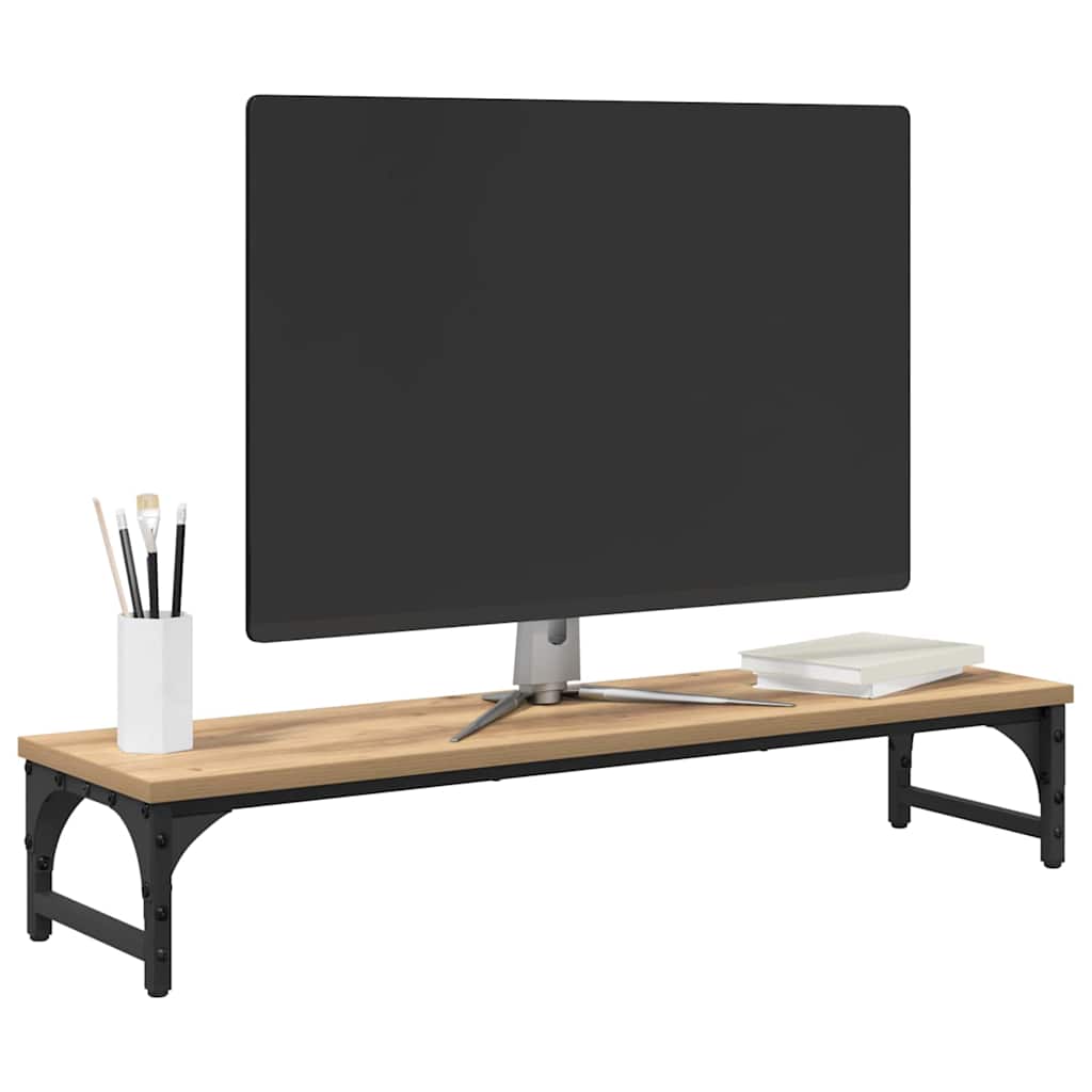 Monitor Stativ Artisan-eg 85 x 23 x 15,5 cm Konstrueret træ