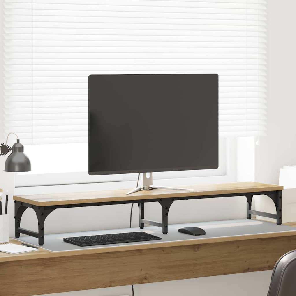 Monitor Stativ Artisan-eg 105 x 23 x 15,5 cm Konstrueret træ