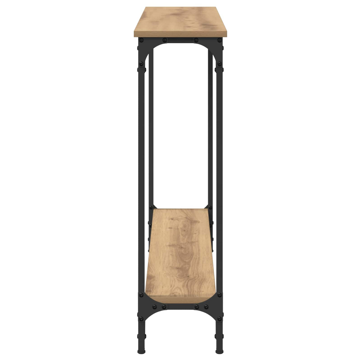 Konsolbord Artisan Egetræ 100 x 22,5 x 75 cm Konstrueret træ