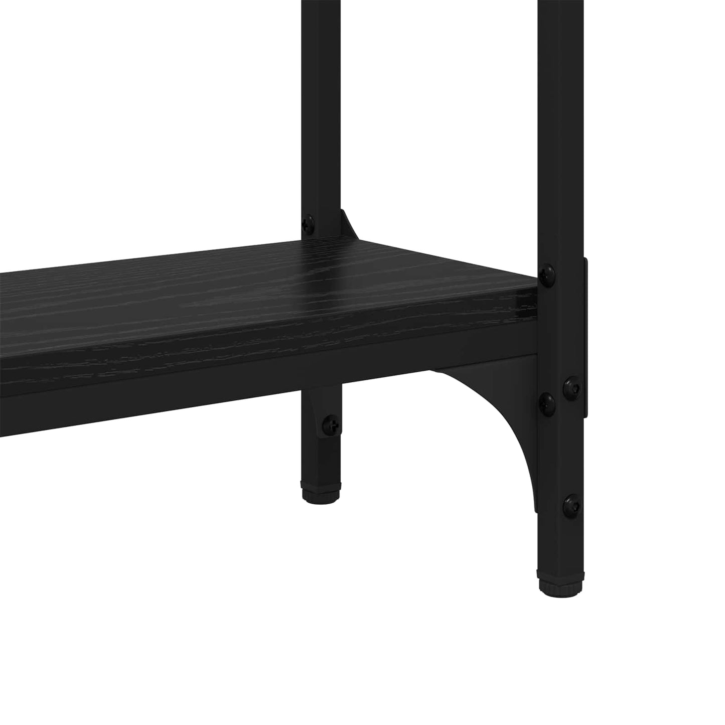 Konsolbord Sort eg 100 x 22,5 x 75 cm Konstrueret træ