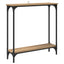 Konsolbord Artisan Egetræ 75 x 22,5 x 75 cm Konstrueret træ