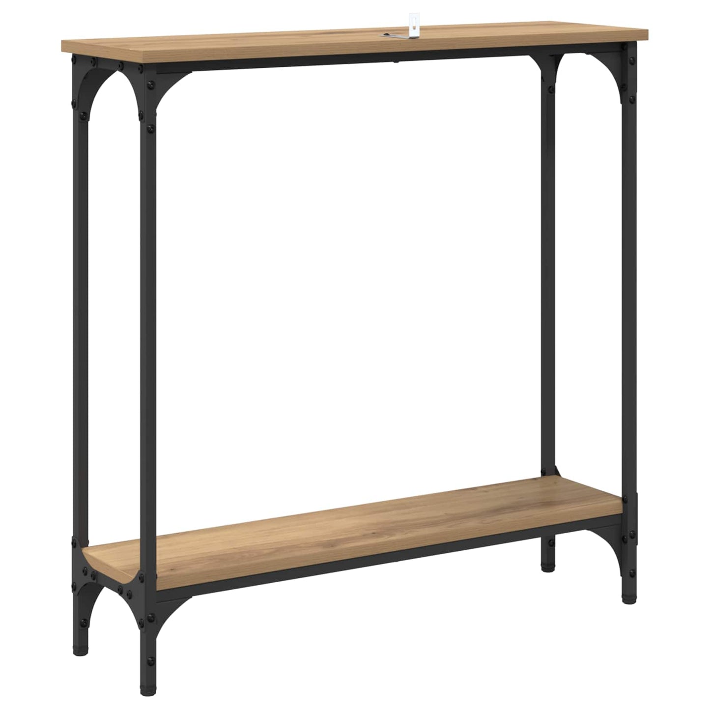 Konsolbord Artisan Egetræ 75 x 22,5 x 75 cm Konstrueret træ