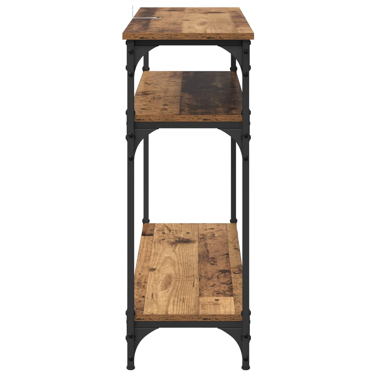 Konsolbord Gammelt træ 100 x 29 x 75 cm Konstrueret træ
