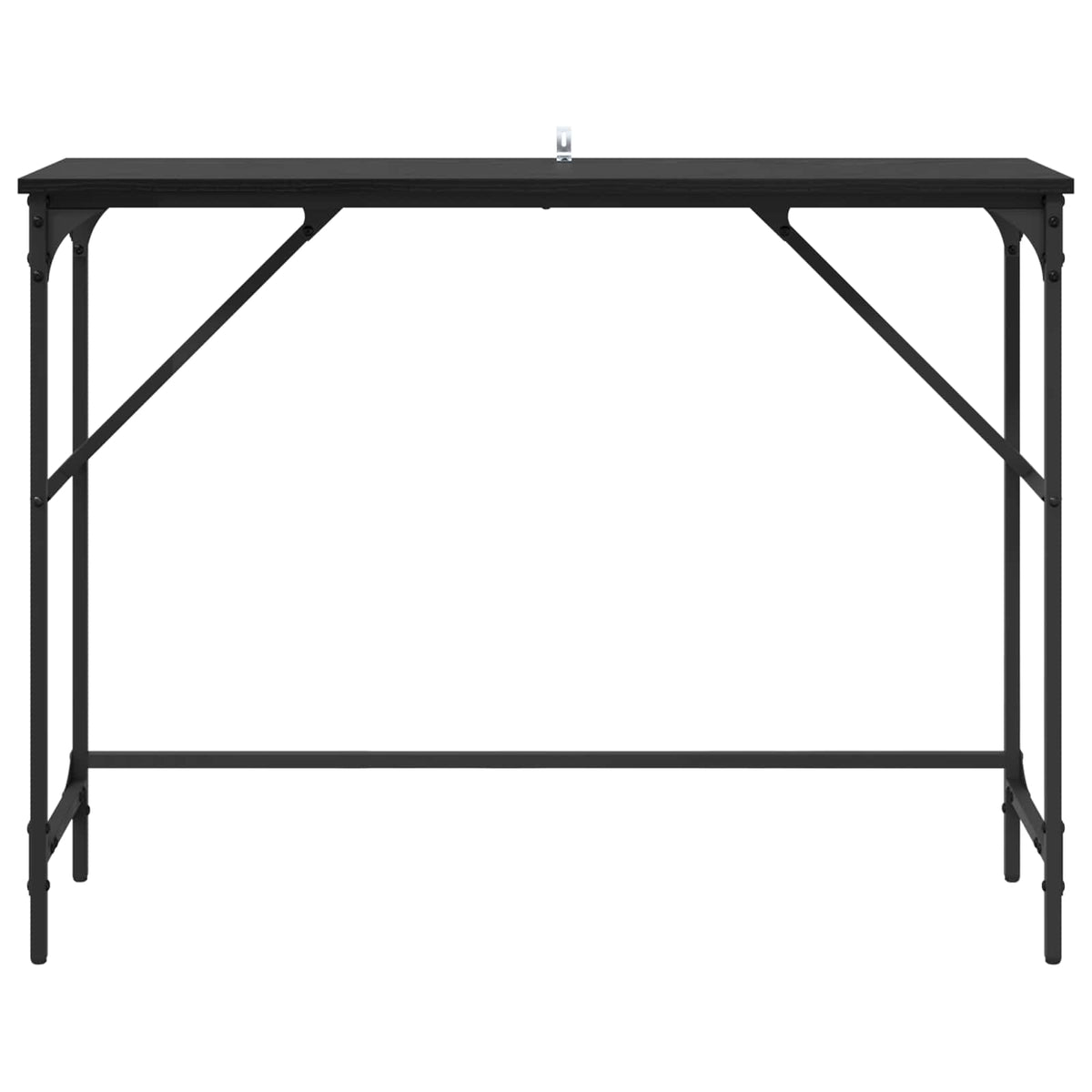 Konsolbord Sort eg 100 x 32 x 75 cm Konstrueret træ