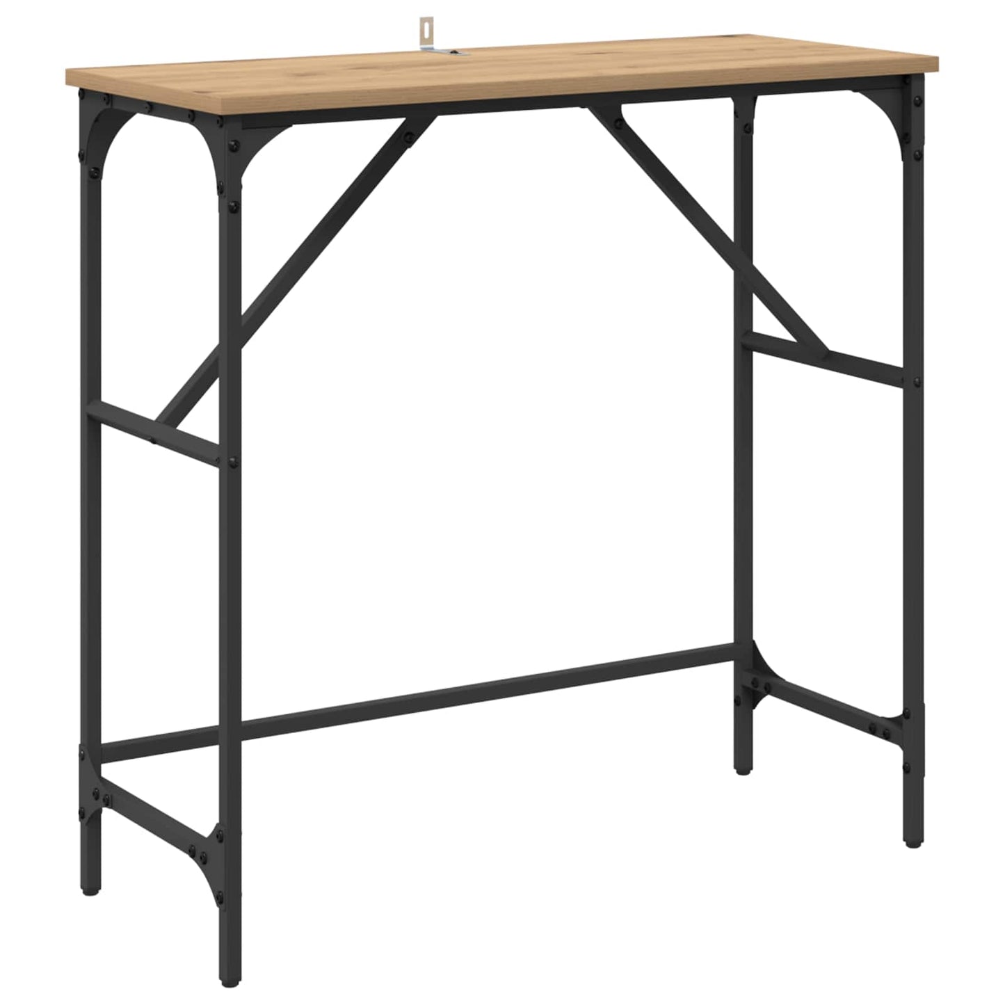Konsolbord Artisan Egetræ 75 x 32 x 75 cm Konstrueret træ