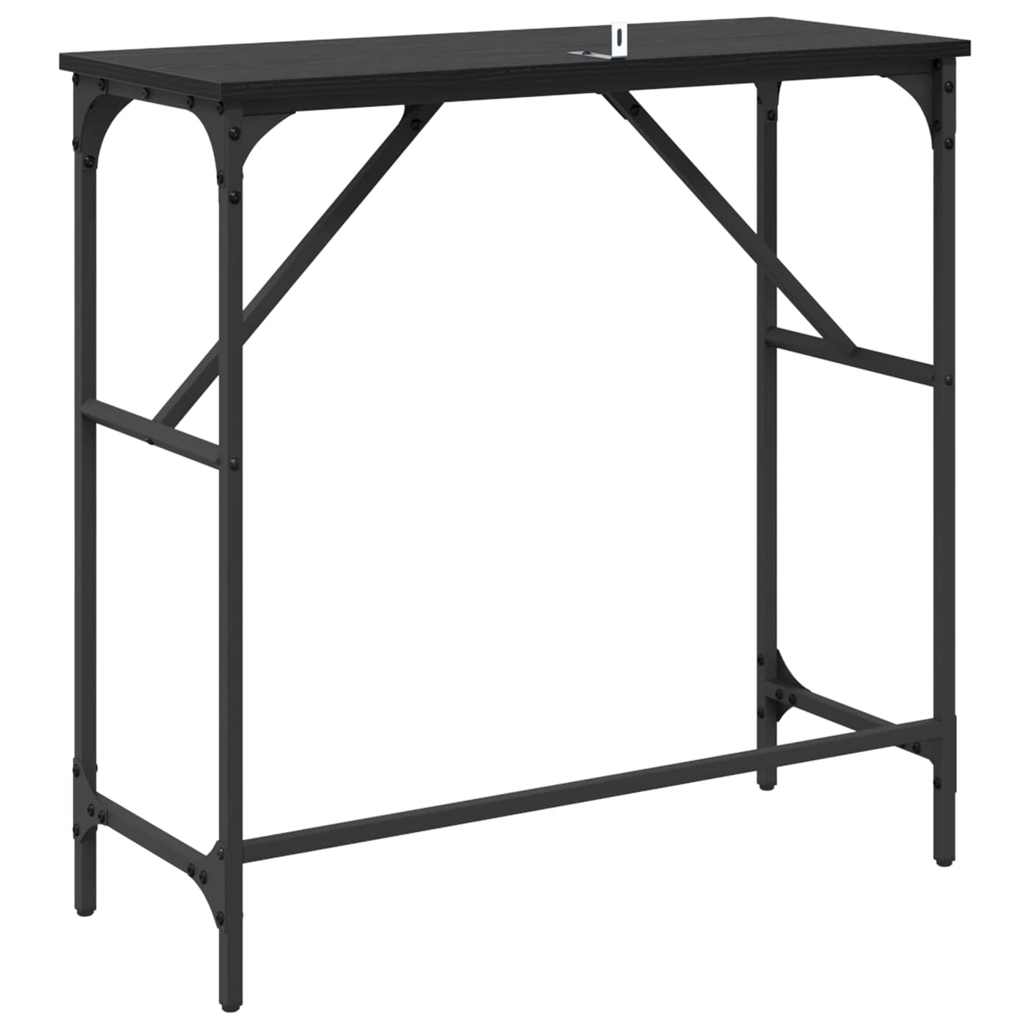 Konsolbord Sort eg 75 x 32 x 75 cm Konstrueret træ