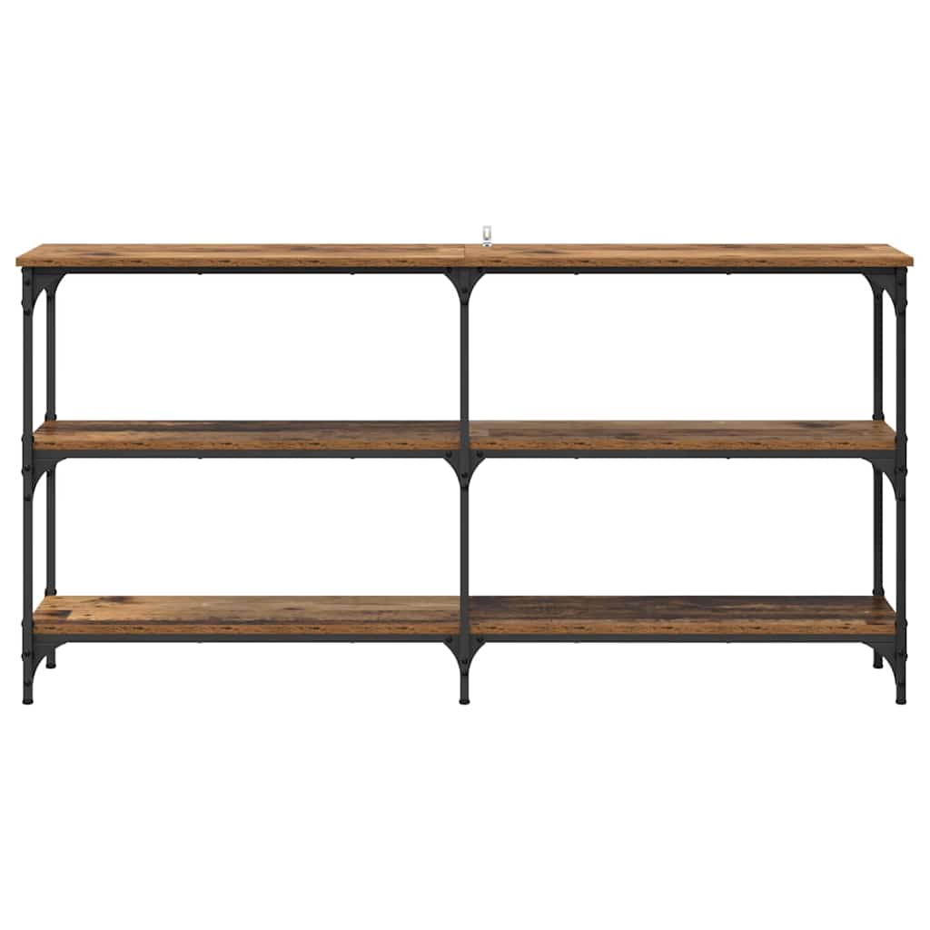 Konsolbord Gammelt træ 150 x 29 x 75 cm Samlet træ og metal