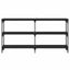 Konsolbord Sort eg 150 x 29 x 75 cm Samlet træ og metal
