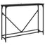 Konsolbord Sort eg 102 x 23 x 75 cm Konstrueret træ