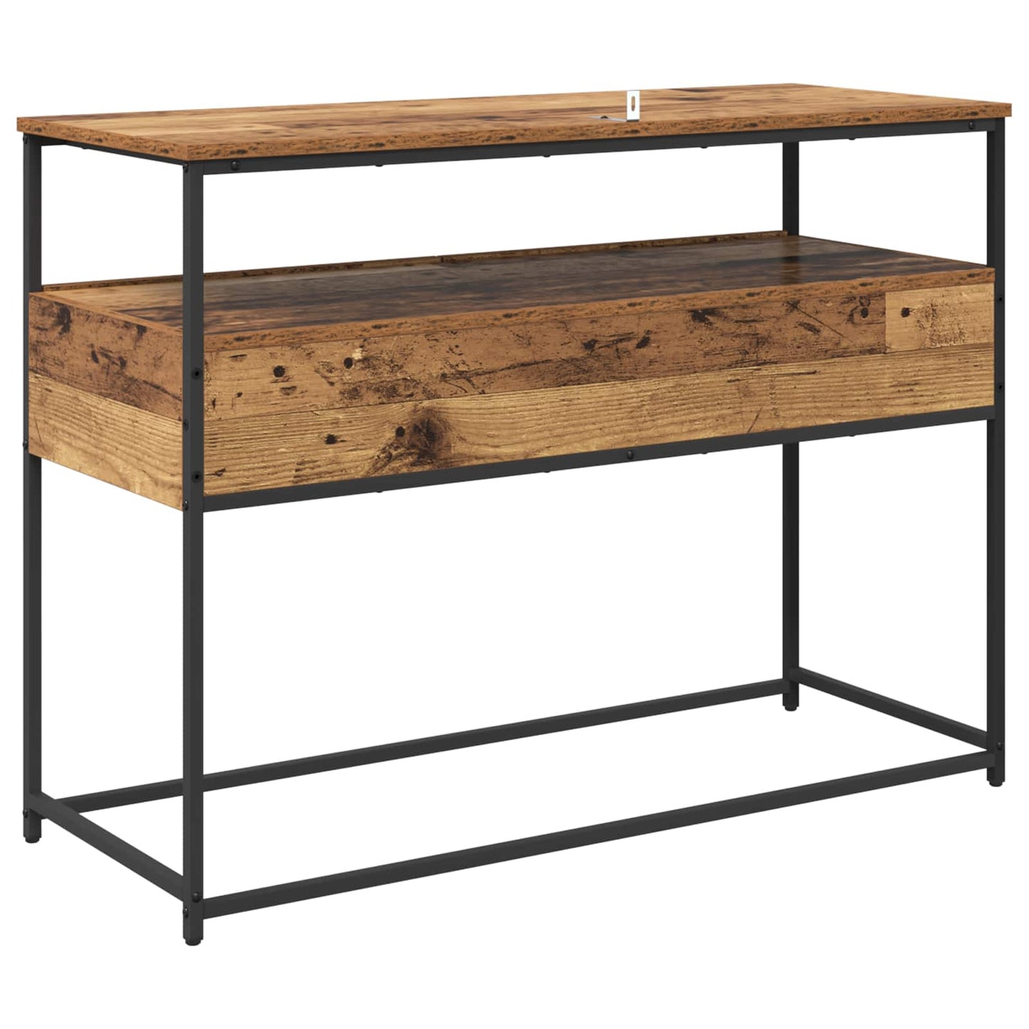 Konsolbord Gammelt træ 100 x 40 x 75 cm Konstrueret træ