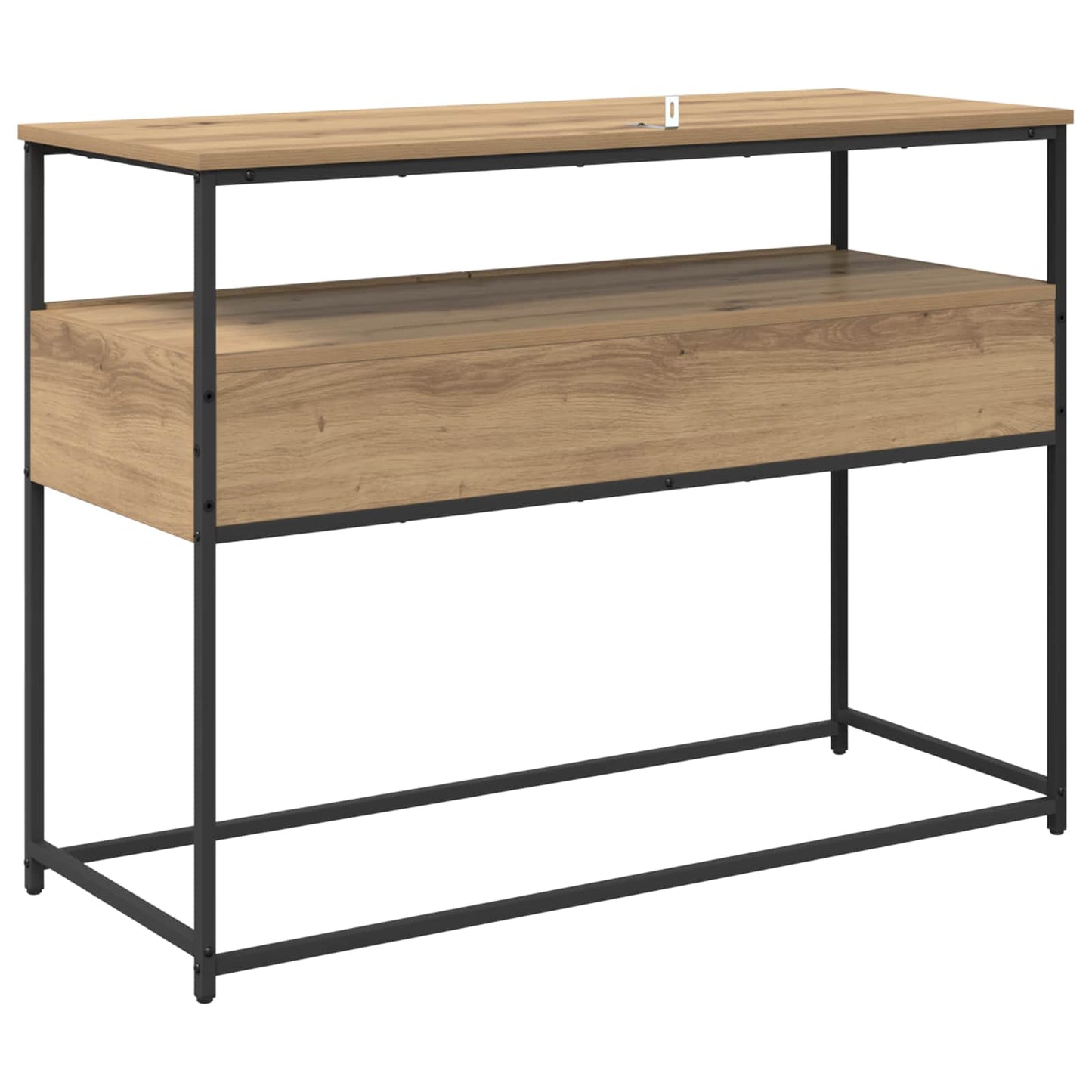 Konsolbord Artisan Egetræ 100 x 40 x 75 cm Konstrueret træ