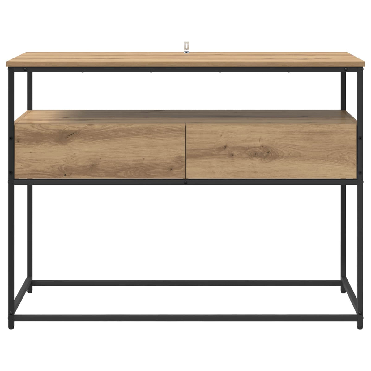 Konsolbord Artisan Egetræ 100 x 40 x 75 cm Konstrueret træ