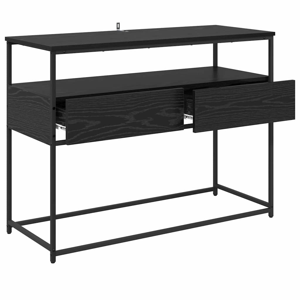 Konsolbord Sort eg 100 x 40 x 75 cm Konstrueret træ