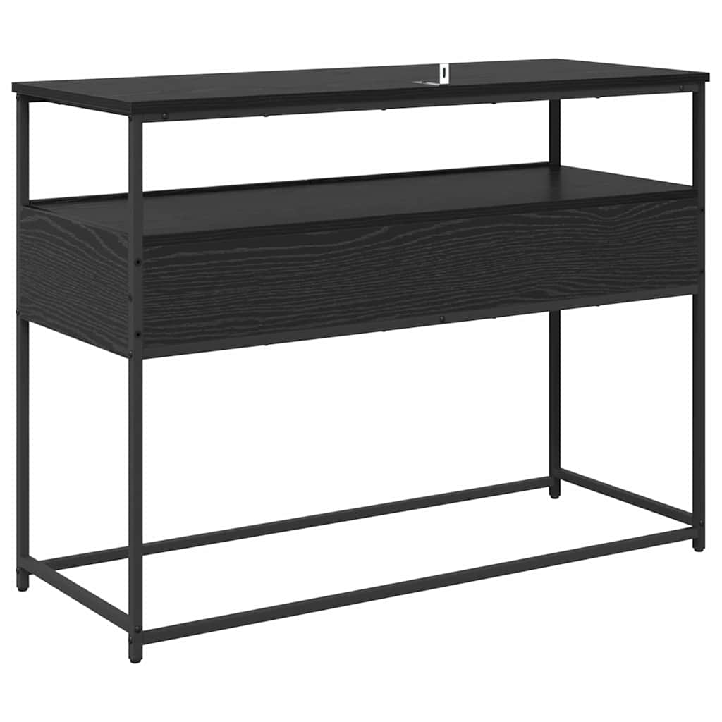Konsolbord Sort eg 100 x 40 x 75 cm Konstrueret træ