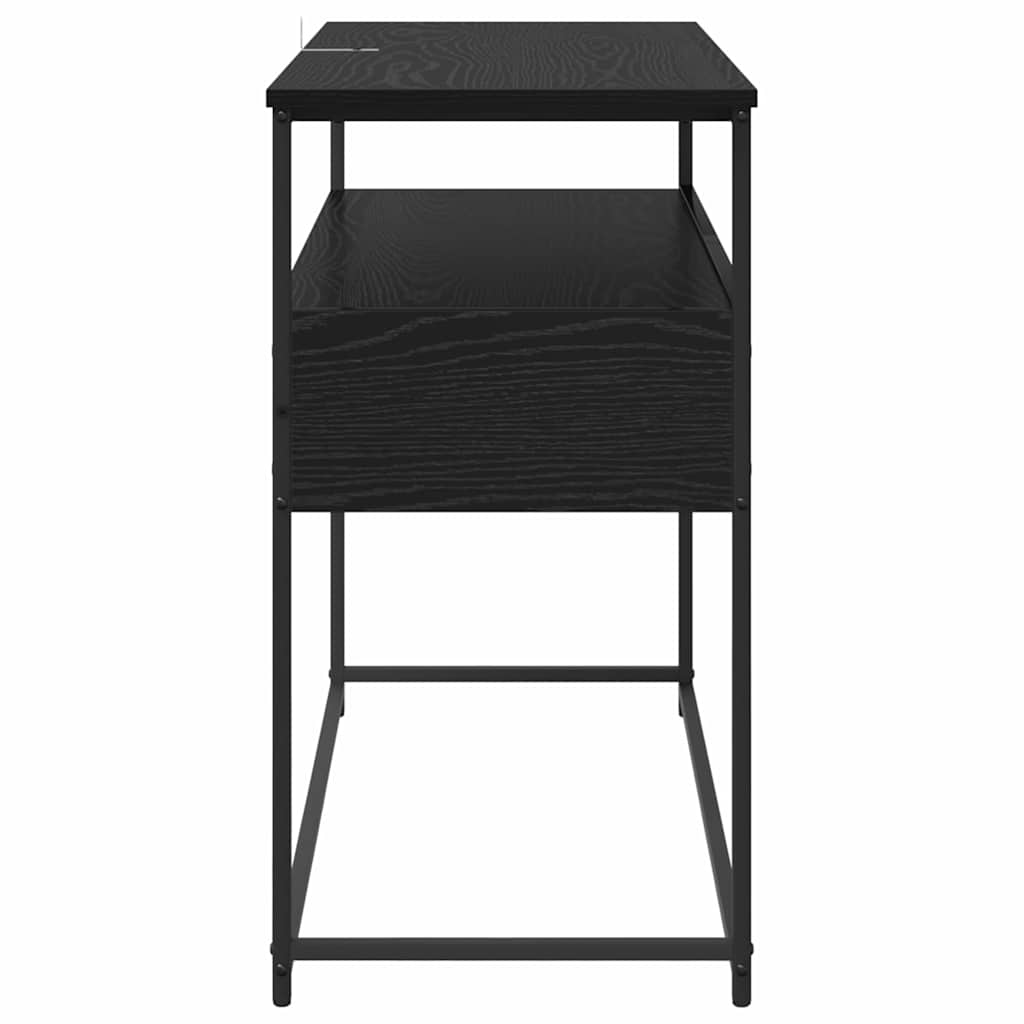 Konsolbord Sort eg 100 x 40 x 75 cm Konstrueret træ