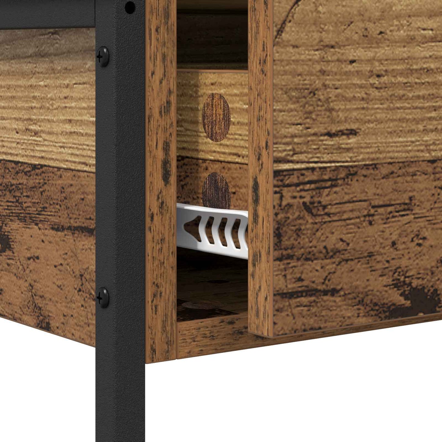 Konsolbord Gammelt træ 100 x 34,5 x 75 cm Konstrueret træ