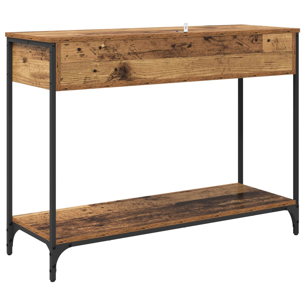 Konsolbord Gammelt træ 100 x 34,5 x 75 cm Konstrueret træ
